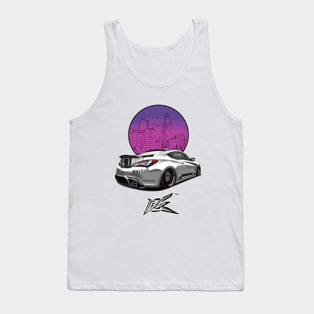 hyundai genesis coupe white Tank Top by naquash